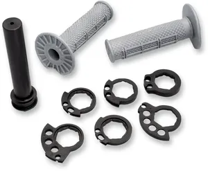 NEKEN THROTTLE TUBE AND GRIPS BLACK