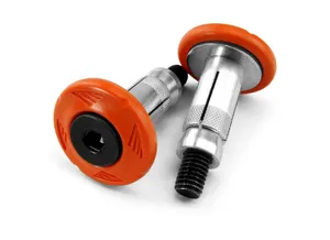 CYCRA GRIP ARMOR BAR END SET ORANGE