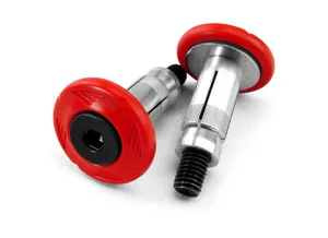 CYCRA GRIP ARMOR BAR END SET RED