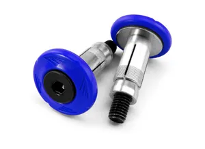 CYCRA GRIP ARMOR BAR END SET BLUE
