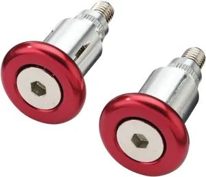 MOOSE OFFROAD HARD-PARTS BAR END RED