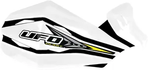 UFO UNIVERSAL CLAW HANDGUARDS WHITE
