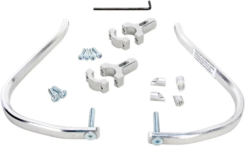 Moose Offroad ALUMINIUM HANDGUARDS SILVER 1 1/8"