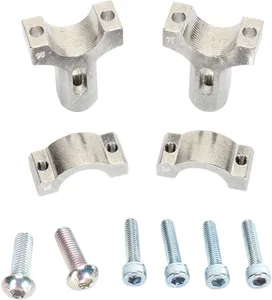 MOOSE OFFROAD HARD-PARTS REPLACEMENT INNER CLAMPS ALUMINIUM SILVER