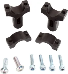 MOOSE OFFROAD HARD-PARTS REPLACEMENT INNER CLAMPS ALUMINIUM BLACK