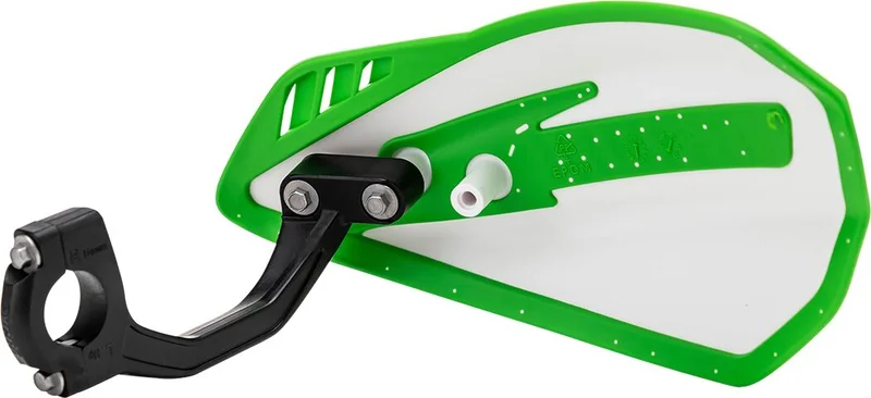 CYCRA White/Green Cyclone Handguards