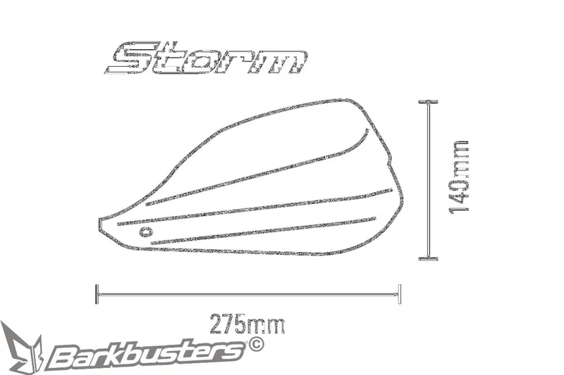 BARKBUSTERS HANDGUARD STORM THREAD