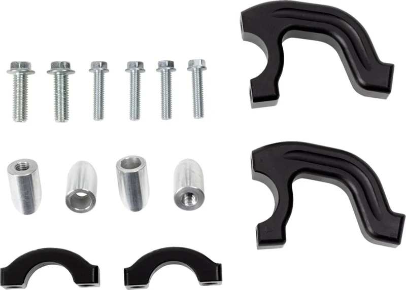 Moose Offroad EVO2 Debris Deflectors - Black