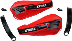 CYCRA Replacement Vortex Handshields w/ Abrasion Guards - Red