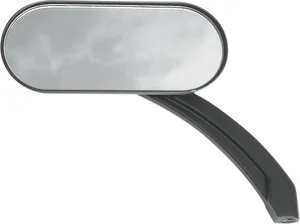 Drag Specialties MIRROR OVAL HOTOP FLATBLK