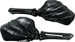 Kuryakyn MIRRORS SKELETON HAND - BLACK