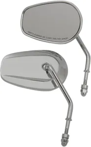 Drag Specialties MIRRORS REPL SHRT STM CHR