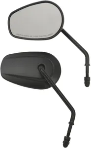 Drag Specialties MIRRORS REPL LONG STM BLK