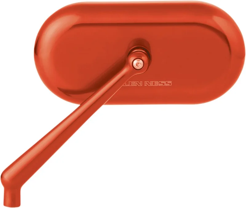 Arlen Ness MIRROR OVAL RH ORANGE