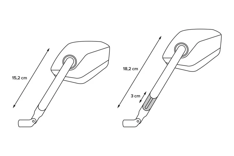 SW-Motech BAR END MIRROR SPORT