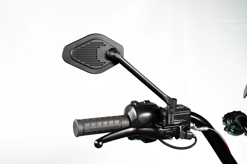 Drag Specialties MIRROR ADJUSTABLE LONG STEM BL