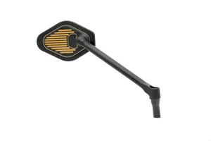 Drag Specialties MIRROR ADJUSTABLE LONG STEM BL
