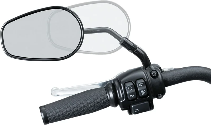 Kuryakyn STEMS MIRROR EXTENDERS - BLACK