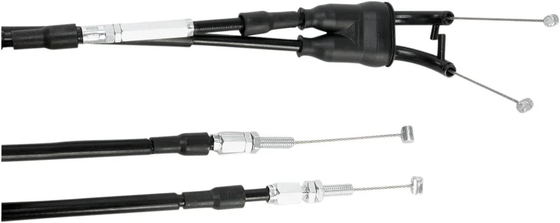 MOTION PRO MOTION PRO THROTTLE CABLE PUSH PULL SET COIL WOUND BLACK VINYL SUZUKI