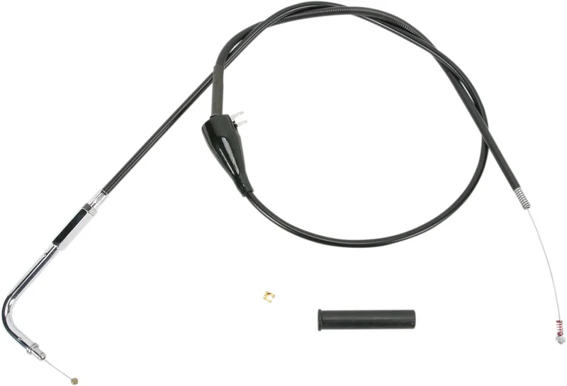 Drag Specialties CABLE IDLE+CRUISE VINYL BLACK