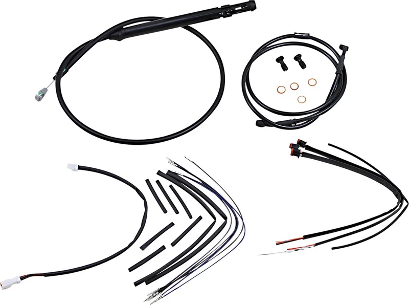 Burly Apehanger cable/line kit 12", black