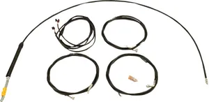 LA Choppers CABLE KIT BK P&P 15-17 FL 24+