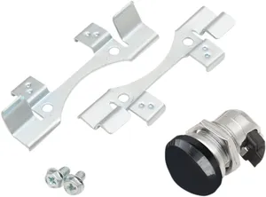Drag Specialties LATCH GAS DOOR BLK 92-19