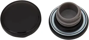 Drag Specialties CAP GAS BLK N/VENT