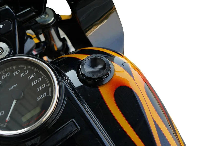 Arlen Ness GAS CAP - 12 POINTS - VENTED -