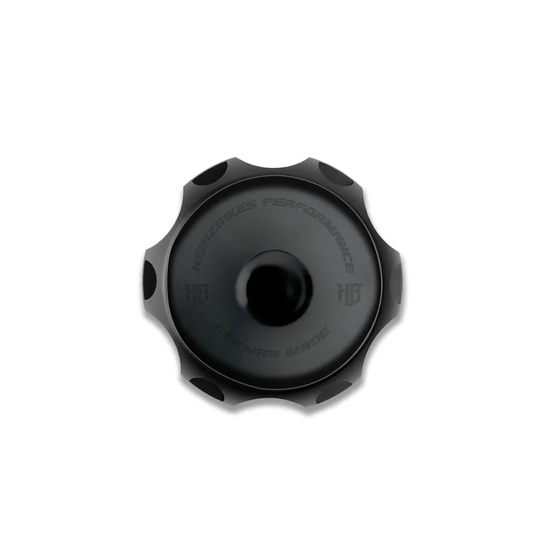 HeinzBikes Performance vented gas cap. Black