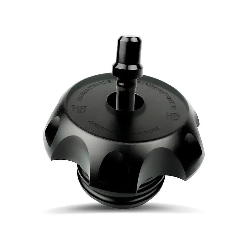 HeinzBikes Performance vented gas cap. Black