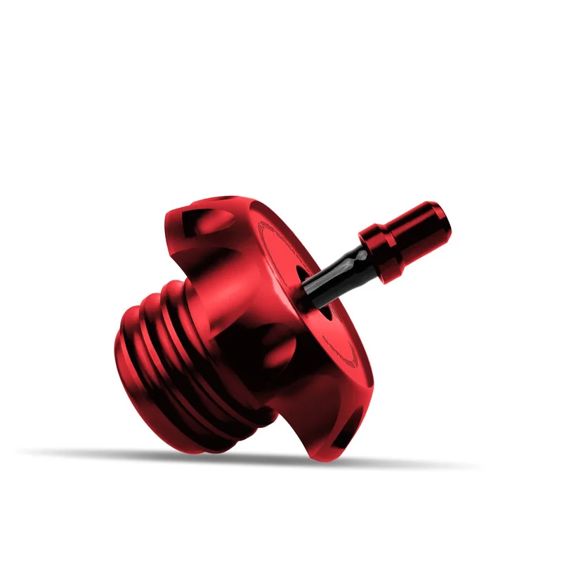 HeinzBikes Performance vented gas cap. Red