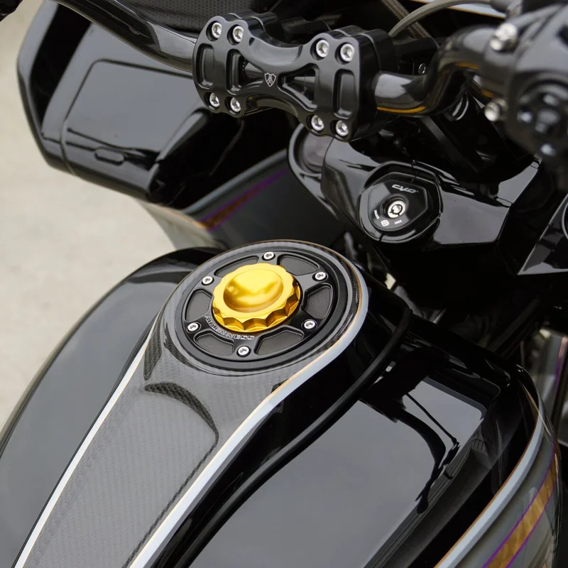 Arlen Ness GAS CAP - FLT 24-UP - 12 POINT