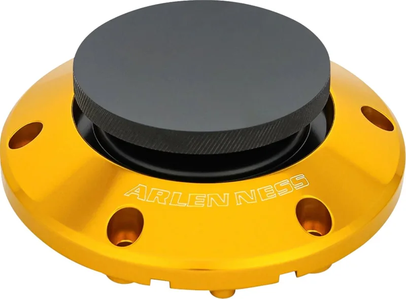 Arlen Ness GAS CAP POP-UP GOLD 24+ TOURIN