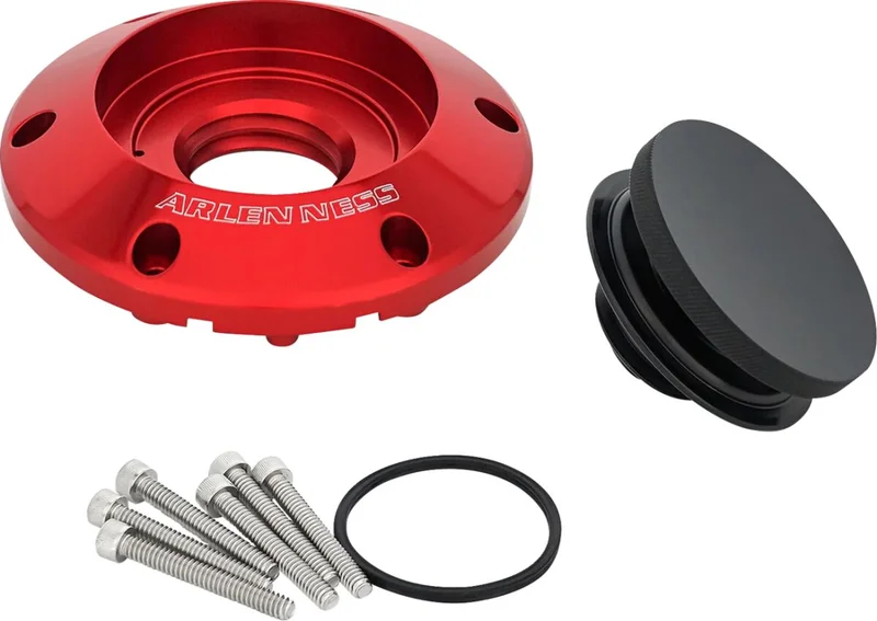 Arlen Ness GAS CAP POP-UP RED 24+ TOURING