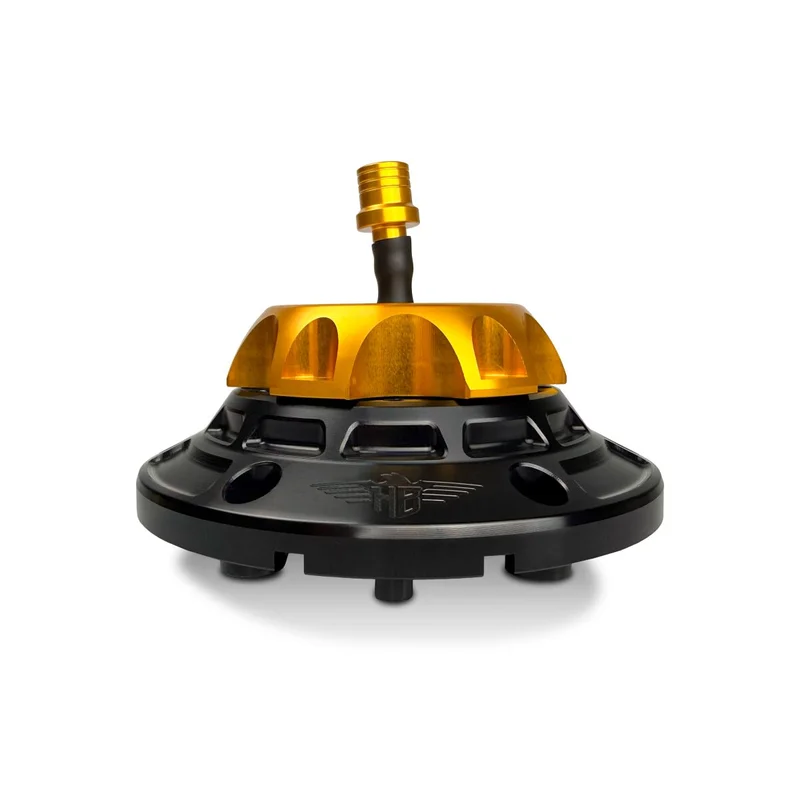 HeinzBikes GAS CAP - FLT 24-UP - BLACK/GO