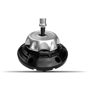 HeinzBikes GAS CAP - FLT 24-UP - BLACK/SI