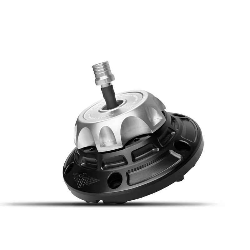 HeinzBikes GAS CAP - FLT 24-UP - BLACK/SI