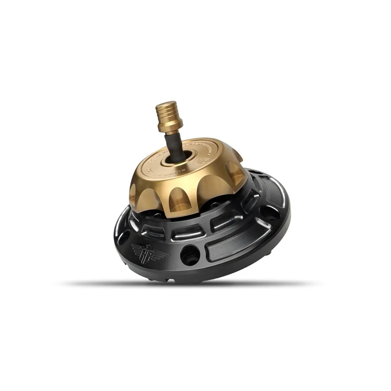 HeinzBikes GAS CAP - FLT 24-UP - BLACK/BR