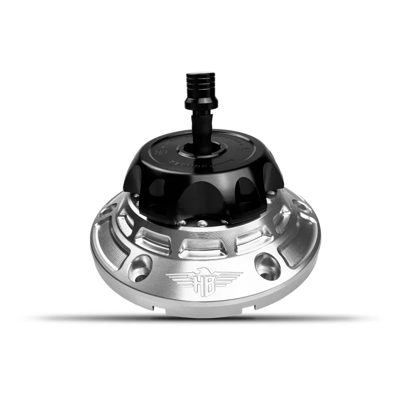 HeinzBikes GAS CAP - FLT 24-UP - SILVER/B