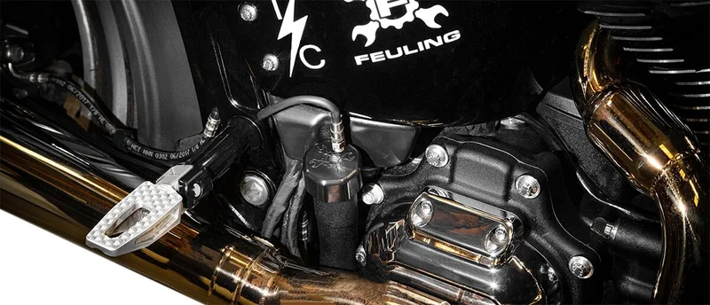 Feuling DIPSTICK VENTED BLK ST18+