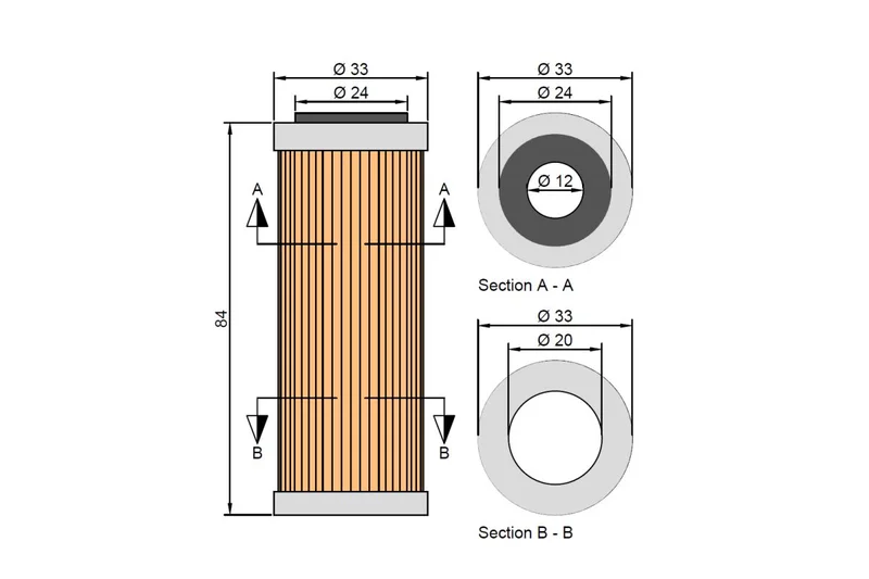 TWIN AIR OIL FILTER FOR OIL COOLER SYSTEM