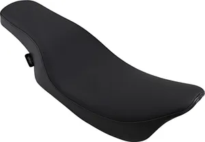 Drag Specialties Spoon-Style 2-Up Seat<br><ul><li>3/16" ABS thermoformed seat base for a perfect fit</li><li>Fit with all Drag and most H-D sissy bars</li><li>Fully carpeted bottom to protect paint</li><li>Include all mounting hardware</li><li>Made in the U.S.A.</li></ul>