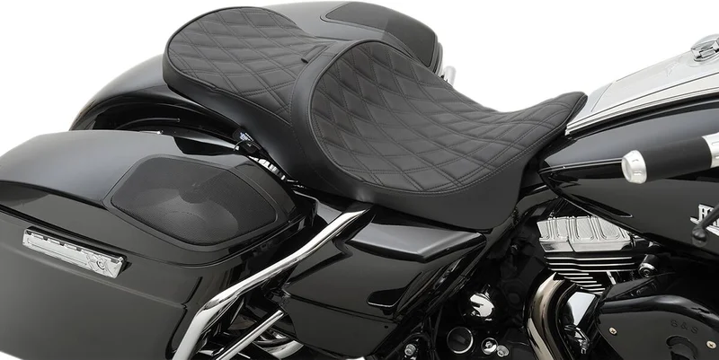 Drag Specialties SEAT TOURING LOW PROFILE DOUBL