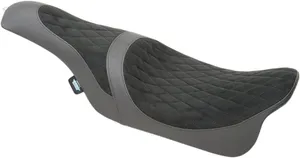 Drag Specialties SEAT CABALLERO FAUX SUEDE DIAM