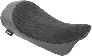Drag Specialties SEAT SOLO FAUX SUEDE DIAMOND 