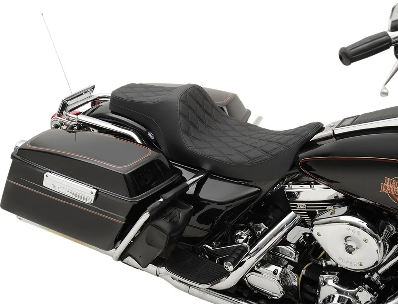 Drag Specialties SEAT PREDATOR III DOUBLE DIAMO