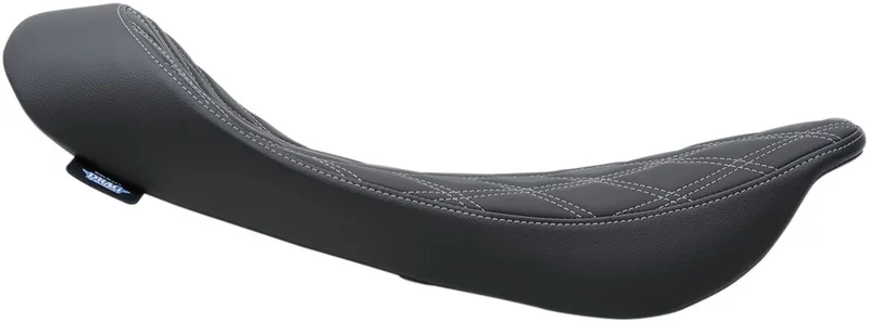 Drag Specialties SEAT SOLO DOUBLE DIAMOND SILVE