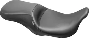 Le Pera Outcast Seat<br><ul><li>Molded one-piece foam foundation covered with premium-grade black vinyl on a 16-gauge powder-coated steel base plate</li><li>A full-length seat with a sleek tailored look</li><li>Seat bottom carpeted to protect the fender</li><li>Made in the USA</li></ul>