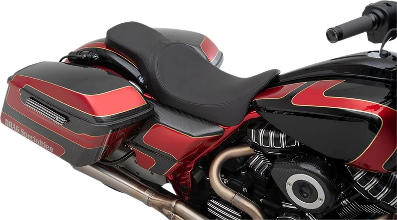 Drag Specialties SEAT 2-UP PREDATOR SOLAR